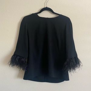 NWT Ann Taylor Feather Blouse Size 2